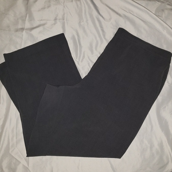 Catherine's Pants - Catherine's 24 Gray flat front dress pants